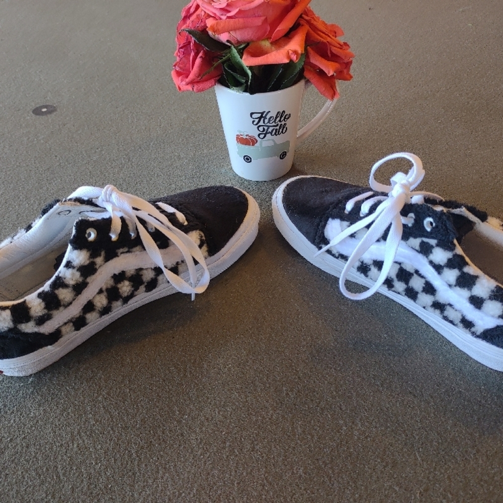 Vans Black and White Polka Dot Sneakers